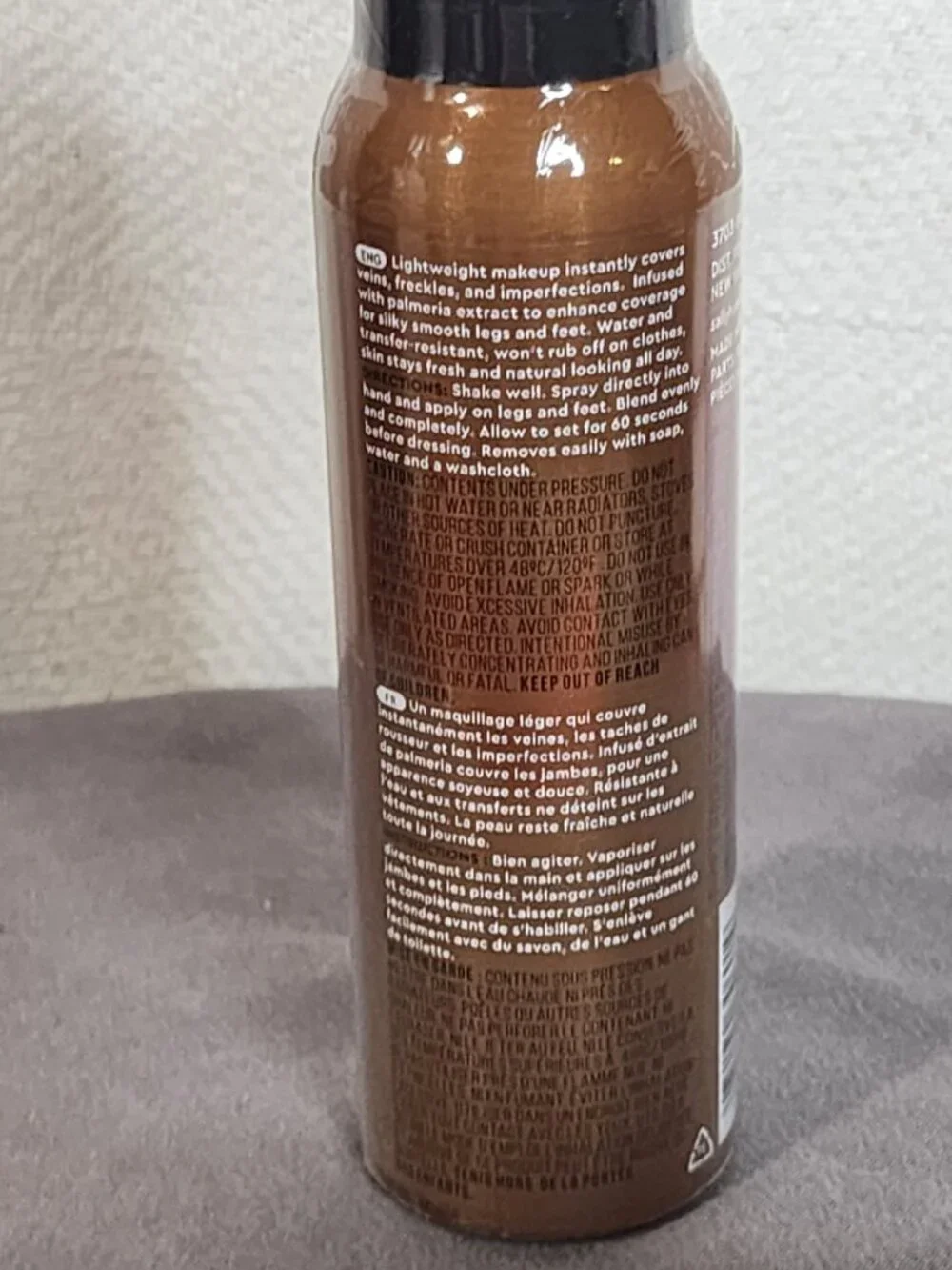 Sally Hansen Airbrush Legs Water Resistant 4.4oz Spray On Leg Makeup Deep Glow